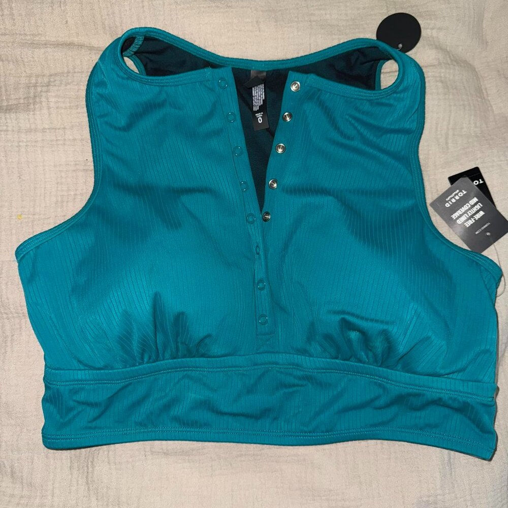 TORRID BATHING SUIT TOP - SIZE 0 NWT
